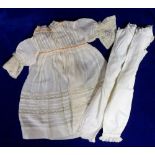 Collectables Vintage Fabric, hand sewn Victorian dolls bodice, bloomers and other underwear plus a