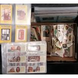 Trade Cards, a large quantity of cards (100s) loose and in sleeves many different issuers inc. A&