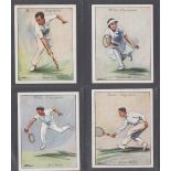 Cigarette Cards, Wills, Lawn Tennis 'L' size (set 25 cards) (2 with slightly grubby backs