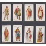 Cigarette cards, Ogden's, British Costumes from 100BC to 1904 (set, 50 cards) (some sl foxing to