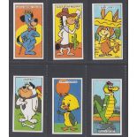 Trade Cards, Bassett (Barratt Division) 2 sets Asterix in Europe and Hannah Barbera's Cartoon Capers