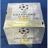 Trade stickers, Football, Panini, UEFA Champions League, 1999/2000 counter display box containing 50