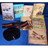 Collectables Militaria, a large collection of sporting and military ephemera and collectables to