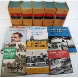 Horseracing books etc, 8 editions of the Racing Calendar, 1950, 1952, 1953, 1957, 1959, 1960 &