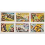 Trade cards, A&BC Gum, Battle Cards, 'X' size (set, 55 cards) (checklist marked, o/w gd/vg)