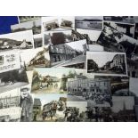 Postcards, Somerset, a collection of 43 UK topographical cards of Somerset with 25 RP's inc. Chewton