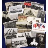 Postcards, Military & Naval selection inc. WW1 and WW2 also RP's and printed, artist-signed,
