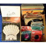 Vinyl Records and Music Memorabilia, a mixed selection inc. 20+ LP's , noted Evita, (signed to front
