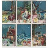 Trade cards, Liebig, three scarce Dutch Language issue sets, Types of Wooden Craft S721,