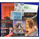 Entertainment, Peter Pan, a collection of programmes, press stills, books etc, various ages inc.