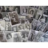 Postcards, Theatre, Edwardian actress Miss Edna May, a collection of approx 200 cards, all of Edna