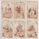 Trade cards, Liebig, Children in Circus Scenes S441 (set, 6 cards) (gd)