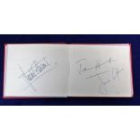 Motor Racing Autographs, autograph album containing a selection of motor racing signatures inc.