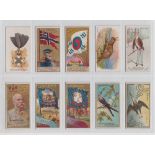 Cigarette cards, USA, Allen & Ginter, a collection of 20 type cards, Birds of the Tropics (4),
