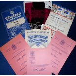 Football programmes, minor International selection inc. England 'B' v Holland 1950 (at Newcastle),