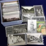 Postcards, a mixed collection of approx 200 cards, the majority Northern England inc. RP's of Queens