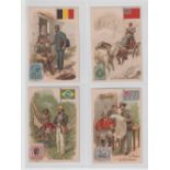 Trade Cards, France, Anon, Methods of Conveying the Mail, 'X' size, 47 different (gd/vg)