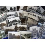 Postcards, Cambridgeshire, a collection of 65+ cards, with several RP's inc. Hills Rd Cambridge,