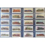 Cigarette cards, Lambert & Butler, 2 sets, World's Locomotives (50 cards) & World's Locomotives (