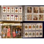 Cigarette cards, 3 albums of part-sets & odds of Players and Wills issues, standard & 'L' size,