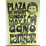 Music poster, Geno Washington and the Ramjam Band, Ricky Tik gig style poster for the event at