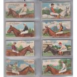 Cigarette cards, Horseracing, three sets, Ainstie Racing Series (1-25) & 26-50) & Phillip's Derby