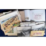 Postcards, a mixed collection of postcard booklets (mostly French), an album of Publishers cards,