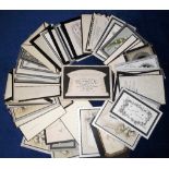 Ephemera Funerary, a quantity of late 19th to mid 20th Century funeral cards (several embossed) (