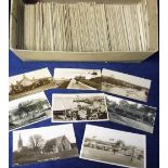 Postcards, a box of approx 800+ mixed UK topographical cards with many street scenes, views and