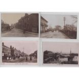 Postcards, Lincolnshire, 9 RP's inc. The Docks Boston, Waterside Rd Barton on Humber, Station Rd
