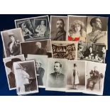Postcards, Famous People, a collection of 40+ cards inc. Politician's, Edwardian Actresses,