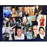 Autographs, a collection of 21 signed colour photographs, each 15cm x 10cm, all bearing individual