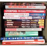 Football Books, collection of 13 books all club histories and reference editions inc. Illustrated