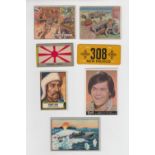 Trade cards, USA, a collection of 50+ cards from various series and manufacturers inc. Topps, Fleer,