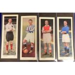 Trade cards, Football, Topical Times, Footballers, English Ref HT95 (1) coloured, large size, approx