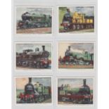 Cigarette cards, Churchman's, 3 'L' size sets, Famous Railway Trains 2nd Series, Landmarks in