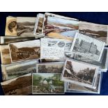 Postcards, U.K. topographical, a collection of 150+ mixed UK topographical, with much Wales,