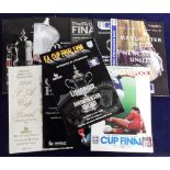 Football programmes, FA Cup Finals, collection of 9 large format programmes, 1986, 1990, 1991,