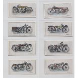Cigarette cards, Wills, NZ, Motor Cycles (set, 50 cards) (gd)