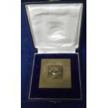 Collectables, Boxed, brass Royal Society of Ophthalmologists 1972 conference award presented to