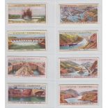 Cigarette cards, Hignett's, Panama Canal, (set, 25 cards) (mostly gd)