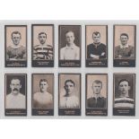 Cigarette cards, Smith's, Footballers (titled, mixed backs, light and dark blue) (set, 150 cards) (