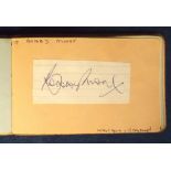 Autograph Book (including 1966 World Cup Winners) signatures, Includes 10 of the England 1966