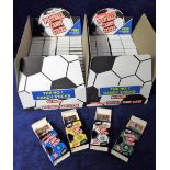 Trade issue, Barratt's, 2 Counter Display Boxes, each containing 60 empty packets of Football