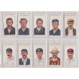 Cigarette Cards, Wills 3 sets, Cricketers 1908 (mixed printings), Fish & Bait and Billiards (gen