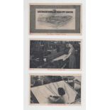 Trade cards Australia, The Australian Woollen Mills Co Ltd, (set, 16) 'X' size, showing black &