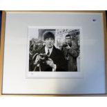 Music Memorabilia, Beatles, Paul McCartney, a framed and glazed limited edition b/w photograph, (