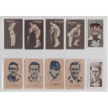 Trade cards, Australia, Cricket, a good selection of 82 type cards & part sets from many series inc.