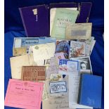 Collectables, a collection of assorted ephemera to include memorial card 'Peace Perfect Peace now