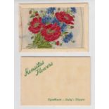 Tobacco silks, Wix, Kensitas Flowers, 'P' size, printed backs, ref W805-475 2c, all with word 'more'